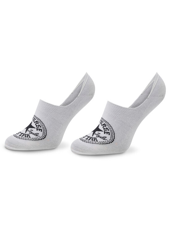 Női 2 pár/csomag unisex bokazokni Converse, Fehér, E1138W-2010