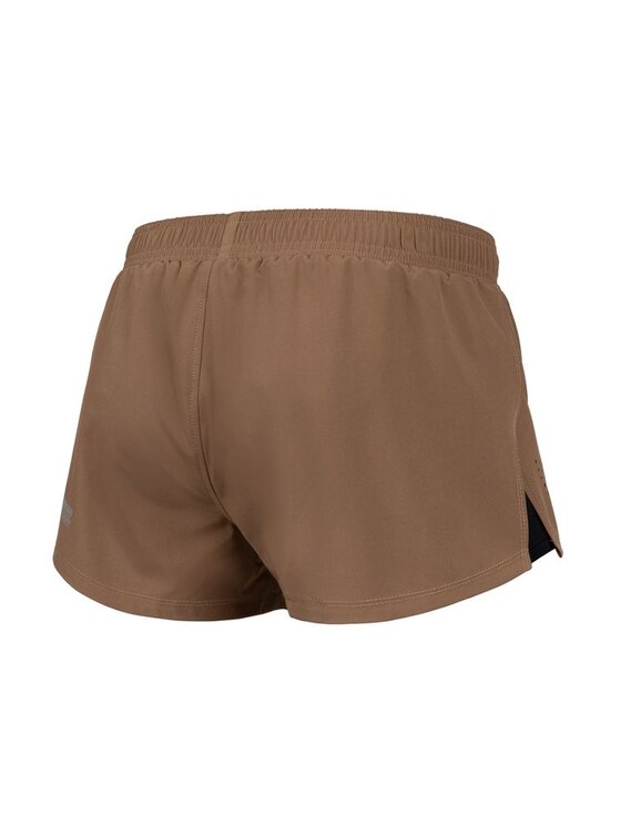 PITBULL PITBULL Szorty sportowe Small Logo Beżowy Regular Fit