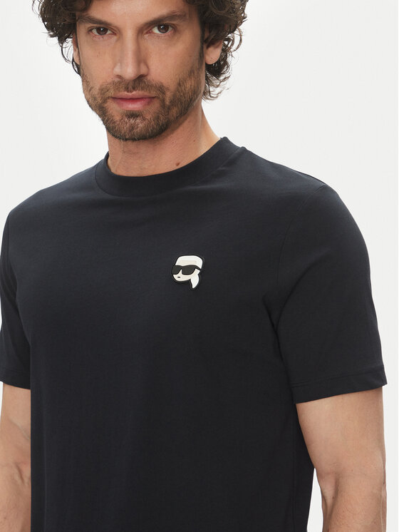 KARL LAGERFELD KARL LAGERFELD T-Shirt 755710 552224 Tmavomodrá Regular Fit