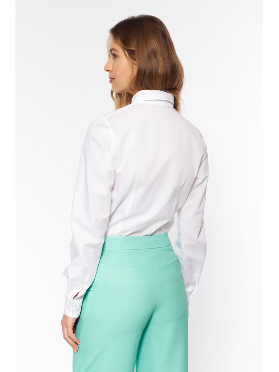 NIFE NIFE Košile K79 Bílá Classic Fit