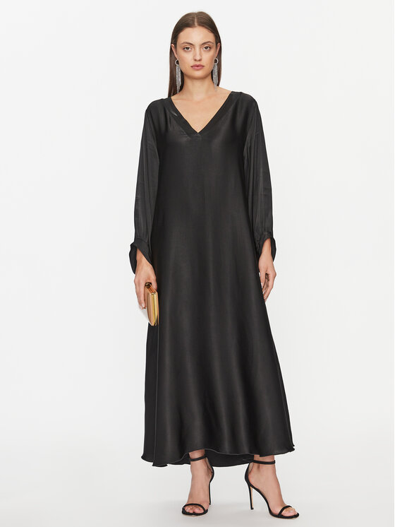 Dixie Dixie Vsakodnevna obleka A782Z037 Črna Relaxed Fit