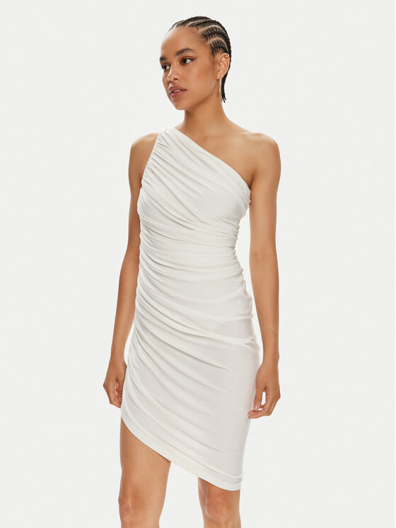NORMA KAMALI Abito da cocktail KK2223PL288944 Bianco Slim Fit, taglia : XL