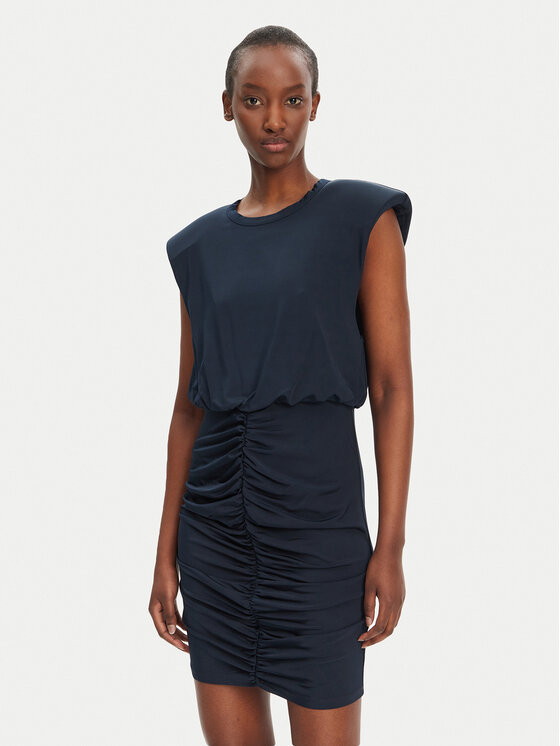 ROTATE ROTATE Koktel haljina 1137042318 Tamnoplava Slim Fit