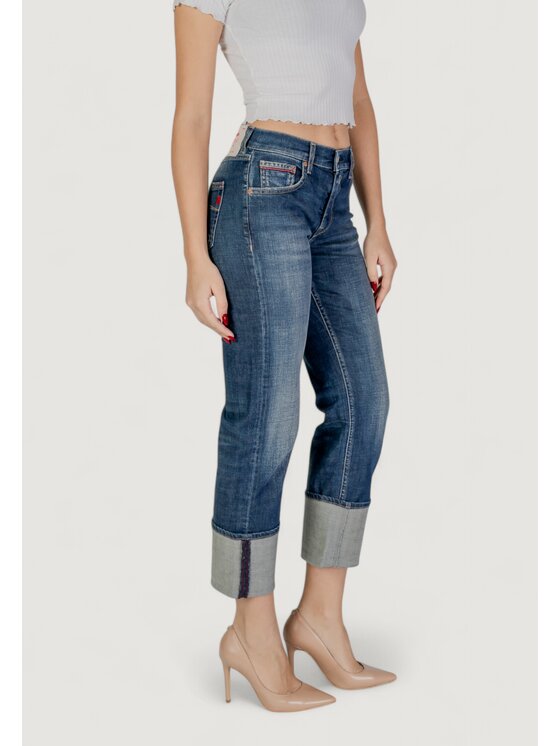 REPLAY REPLAY Jeansy WN533.000.619 817 Niebieski Boot Fit
