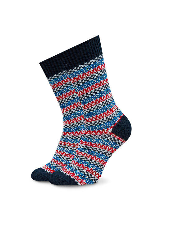 Pepe Jeans Pepe Jeans Sada 2 párů vysokých ponožek unisex PMU30005 Tmavomodrá