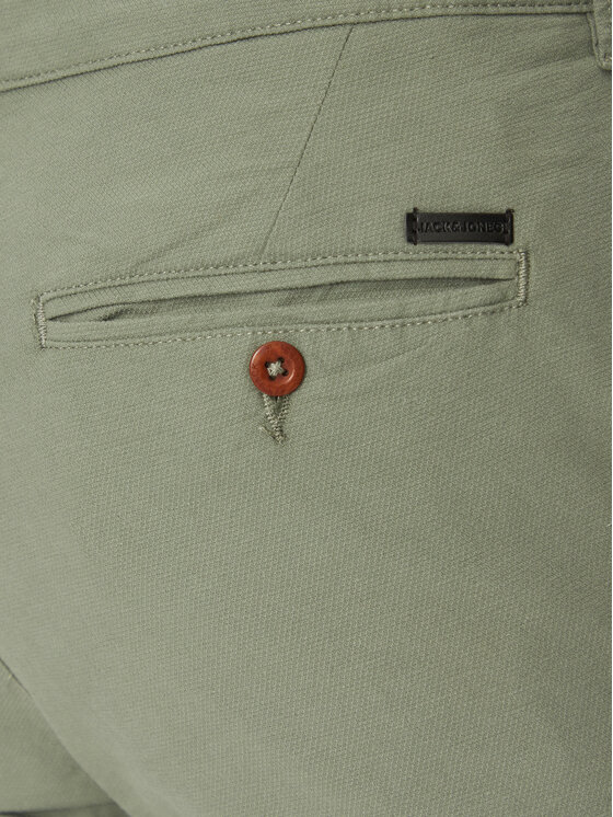 Jack & Jones Jack & Jones Szorty materiałowe Marco 12269494 Zielony Regular Fit