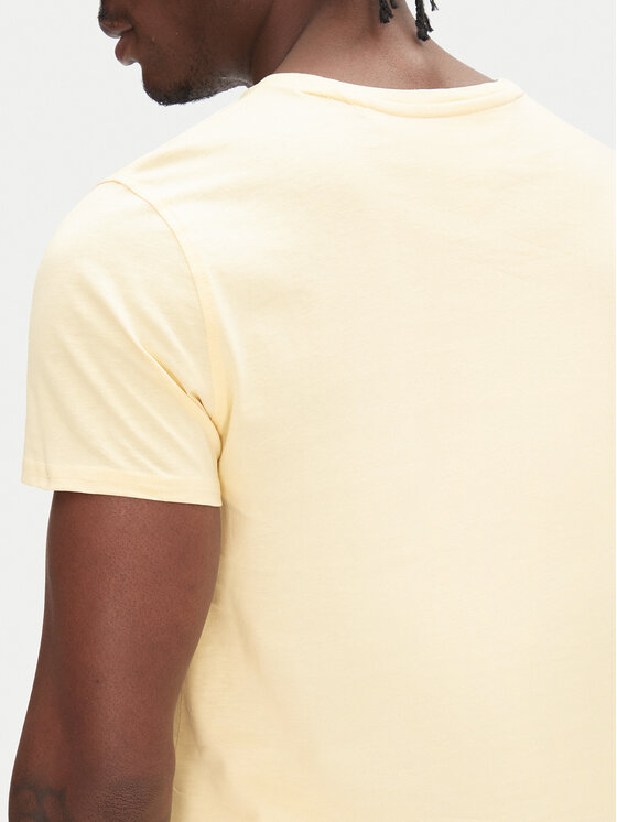 Tommy Jeans Tommy Jeans Marškinėliai DM0DM04411 Geltona Slim Fit