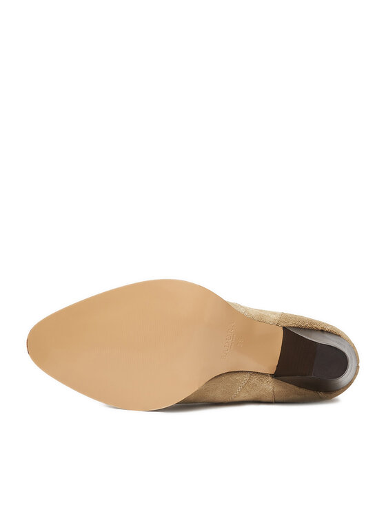 Badura Badura Cizme și botine cowboy EO-APRIL-25FW217 Bej
