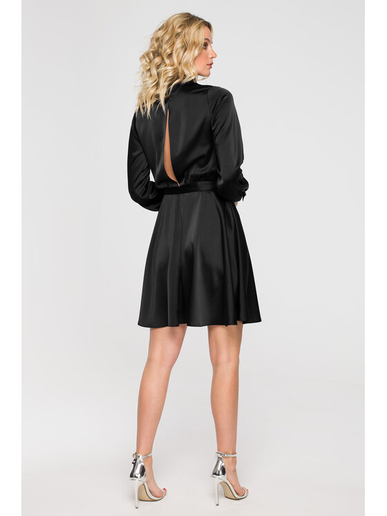 Makover Makover Abito da sera K157 Nero Regular Fit