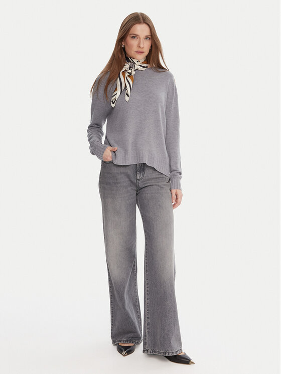 Kontatto Kontatto Sweater 3M0808C Szürke Relaxed Fit