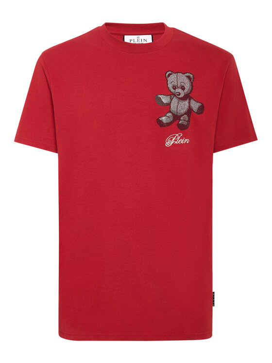 PHILIPP PLEIN PHILIPP PLEIN T-shirt 27119 Bordeaux Regular Fit