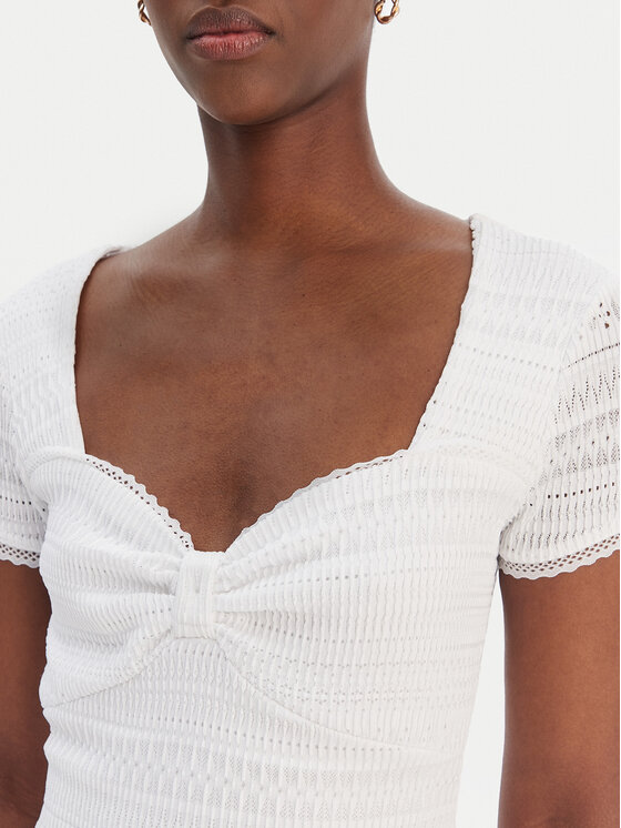 Guess Guess Haljina za svaki dan W6GK15 K2950 Bijela Slim Fit