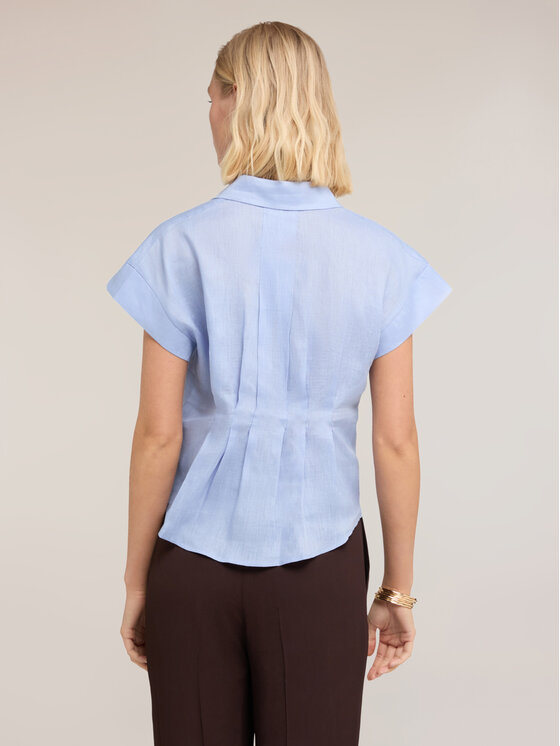 Motivi Motivi Camicia 5227W000520N004 Turchese Boxy Fit