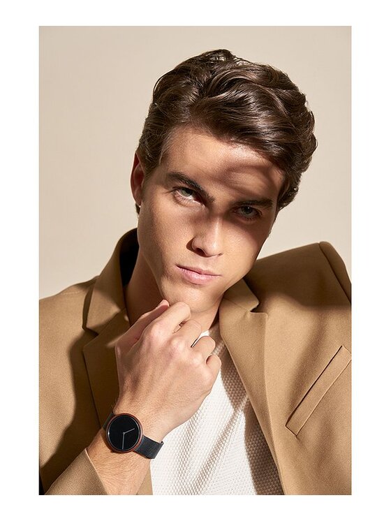 Obaku Obaku Zegarek V245GXBBMB Czarny