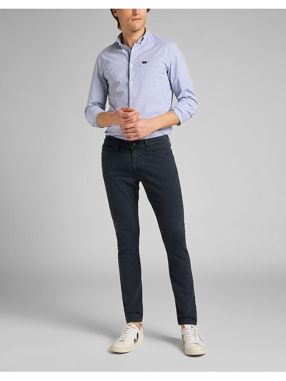 Lee Lee Jeansy LUKE Niebieski Slim Fit