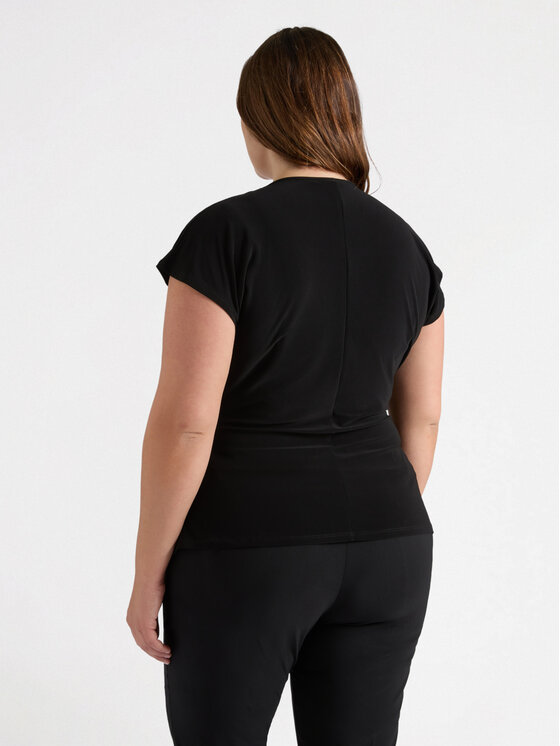 Fiorella Rubino Fiorella Rubino Bluzka G447L008234N033 Czarny Regular Fit