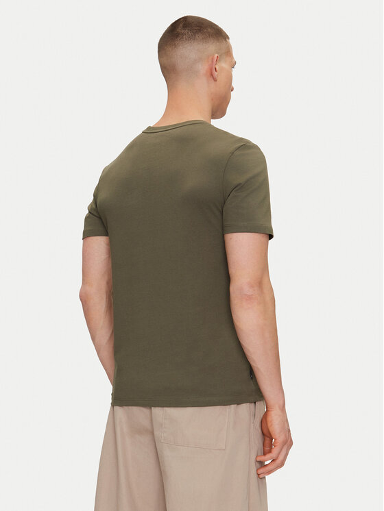 Timberland Timberland T-Shirt TB0A5WQQ Zielony Regular Fit