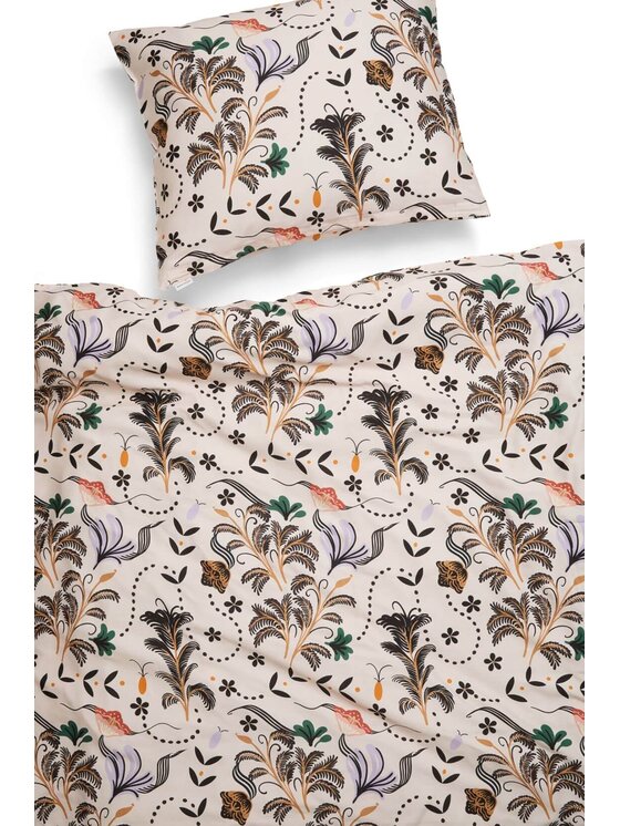 White pocket White pocket Komplet pościeli we wzory Kolorowy