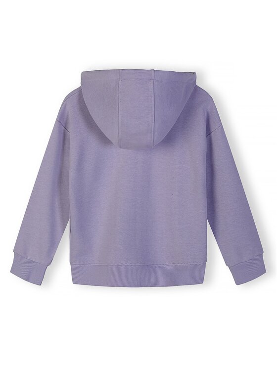 minoti minoti Bluza NOSFLEECE406 Fioletowy Loose Fit