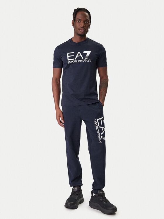 EA7 Emporio Armani EA7 Emporio Armani Tričko 7M001412 AF22264 UB102 Tmavomodrá Regular Fit