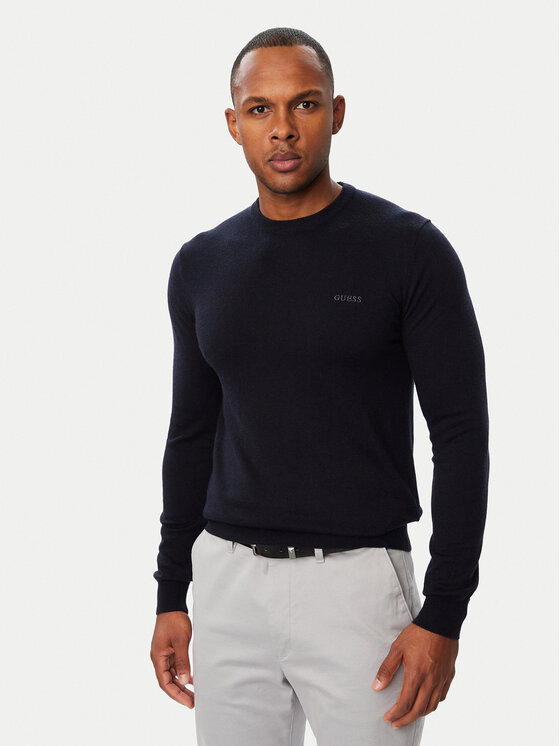 Guess Guess Πουλόβερ M6YR07 Z0912 Σκούρο μπλε Regular Fit