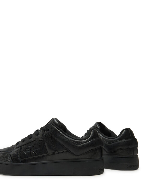 Calvin Klein Jeans Calvin Klein Jeans Tenisice Basket Cup Low Laceup Tumbled YM0YM01150 Crna