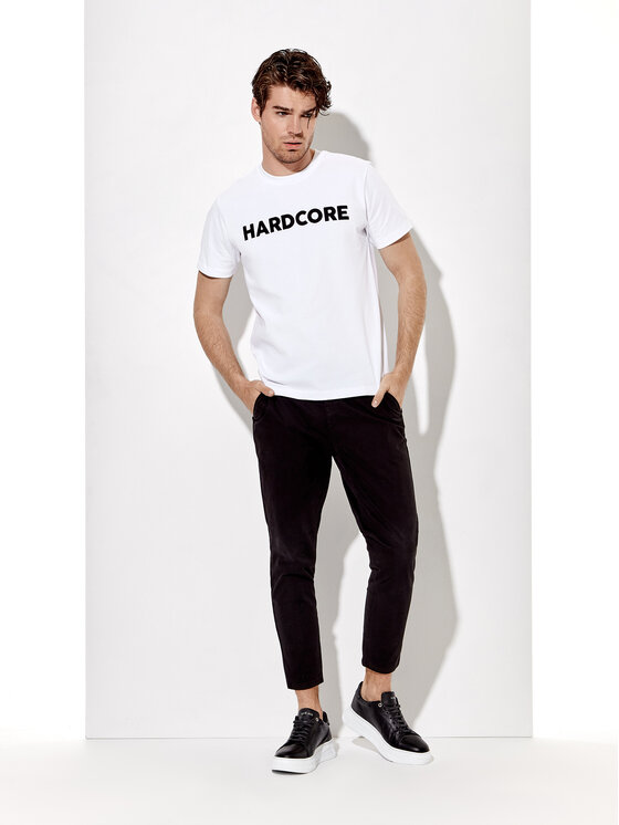 T-shirt Hardcore Bianco Regular Fit