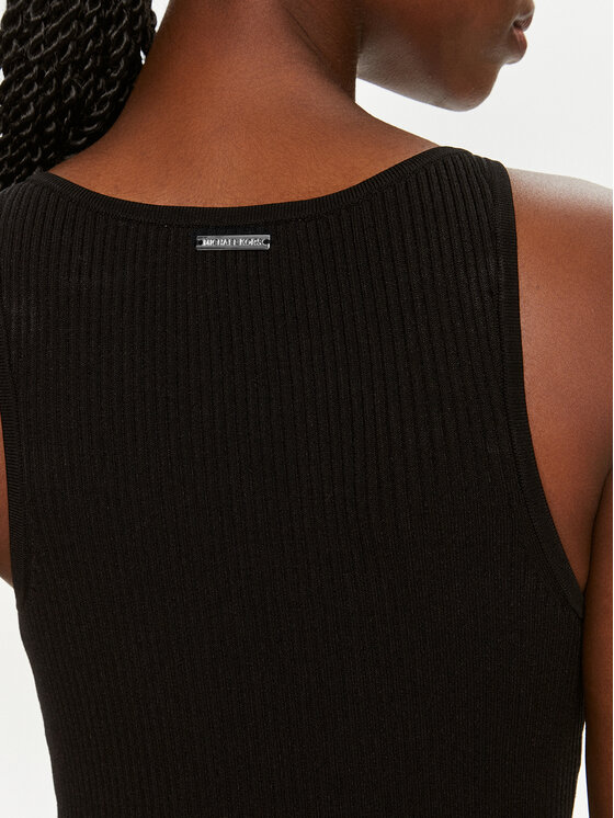 MICHAEL Michael Kors MICHAEL Michael Kors Rochie tricotată MT482IL33D Negru Slim Fit
