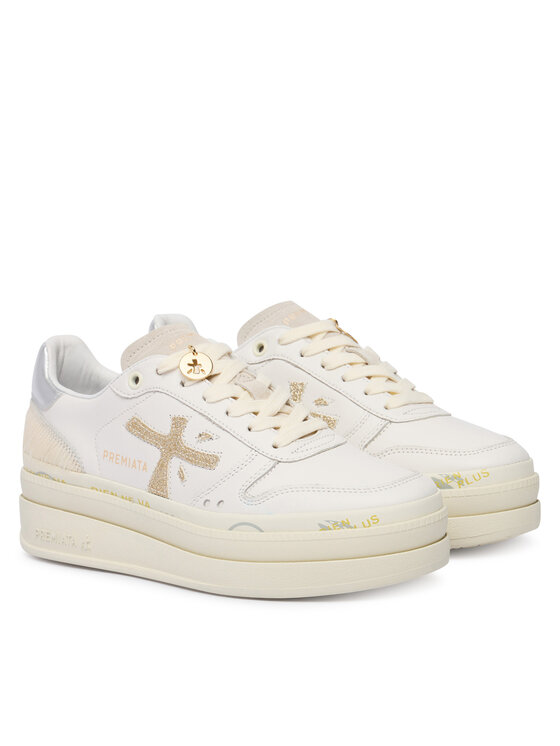 Premiata Premiata Сникърси MICOL VAR 7750 Бял