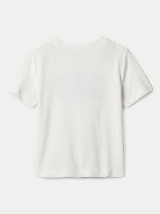 Gap Gap T-Shirt 888285-02 Biały Regular Fit