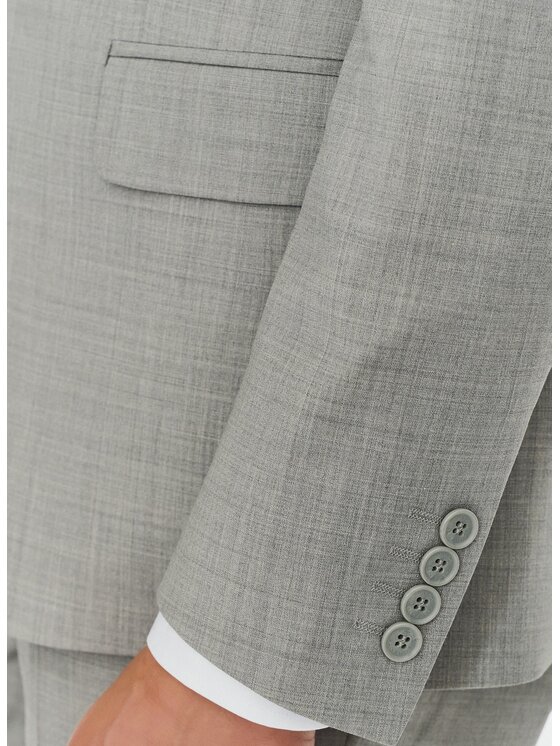Pako Lorente Pako Lorente Marynarka P24SF-3G-009 Szary Super Slim Fit