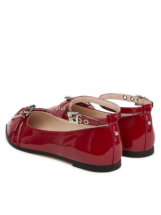 Buffalo Buffalo Baleriny Marly Ankle 1621027 Czerwony
