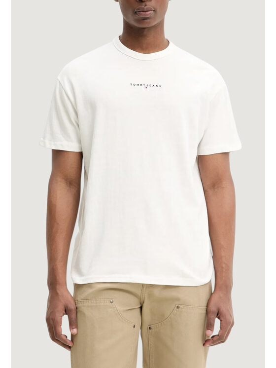Tommy Jeans Tommy Jeans T-shirt DM0DM21110 Bianco Casual Fit