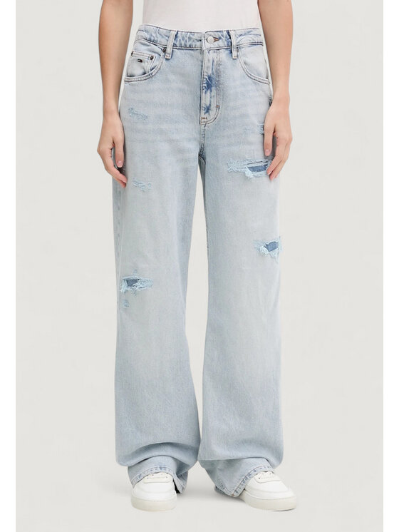 Tommy Jeans Tommy Jeans Τζιν MIA MR RLXD STR DI21 Μπλε Casual Fit