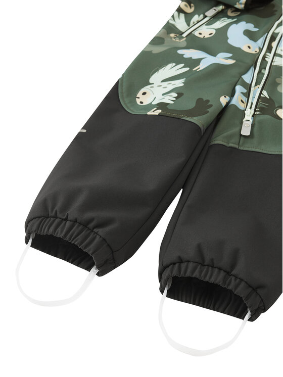 Reima Reima Softshell kombinesoon Mjosa 5100006D Roheline Regular Fit