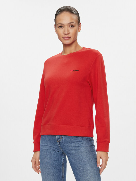 Calvin Klein Underwear Felpa 000QS7043E Rosso Regular Fit, taglia : L
