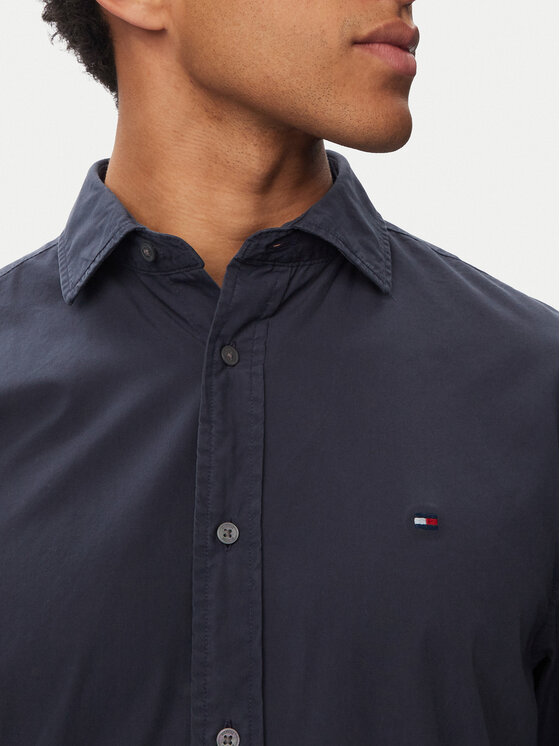 Tommy Hilfiger Tommy Hilfiger Риза Gmd MW0MW43298 Тъмносин Regular Fit