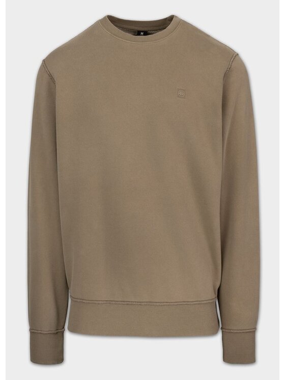 PITBULL PITBULL Bluza HACKETT Brązowy Regular Fit