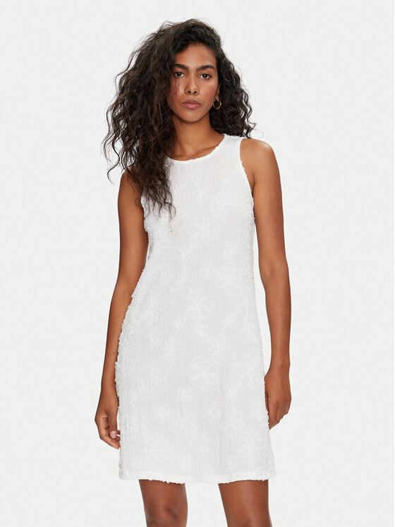 Vero Moda Vero Moda Coctailkleid June 10324197 Weiß Loose Fit