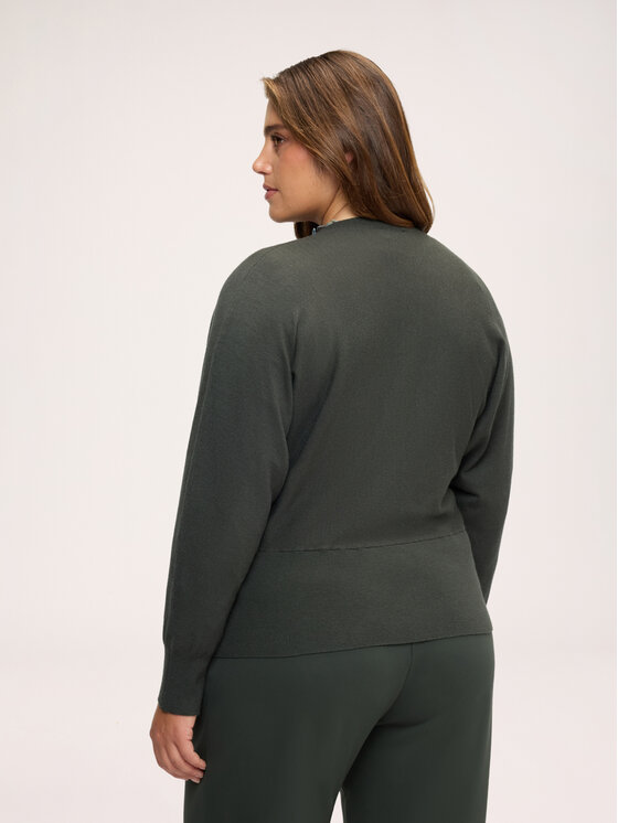 Fiorella Rubino Fiorella Rubino Kardigan M333L008616N035 Zielony Regular Fit