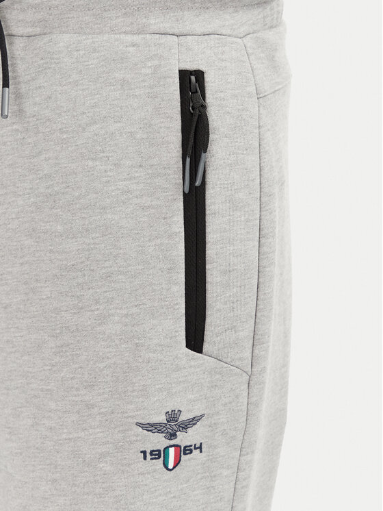 Aeronautica Militare Aeronautica Militare Долнище анцуг 251PF965F581 Сив Regular Fit