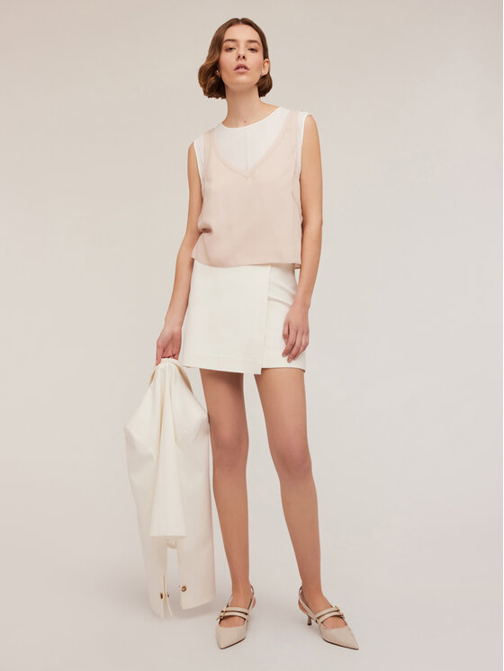 Motivi Motivi Blusa 2691Q101866N0R2 Bianco Regular Fit