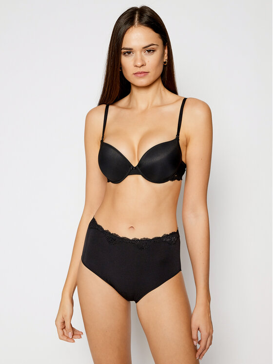 Triumph Triumph Biustonosz push-up Lovely Micro 10186624 Czarny