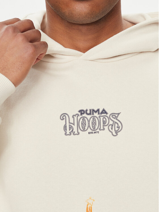 Puma Puma Majica dugih rukava Showtime 624735 Écru Relaxed Fit