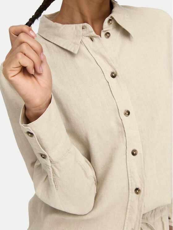 JDY JDY Πουκάμισο Say 15318364 Μπεζ Loose Fit