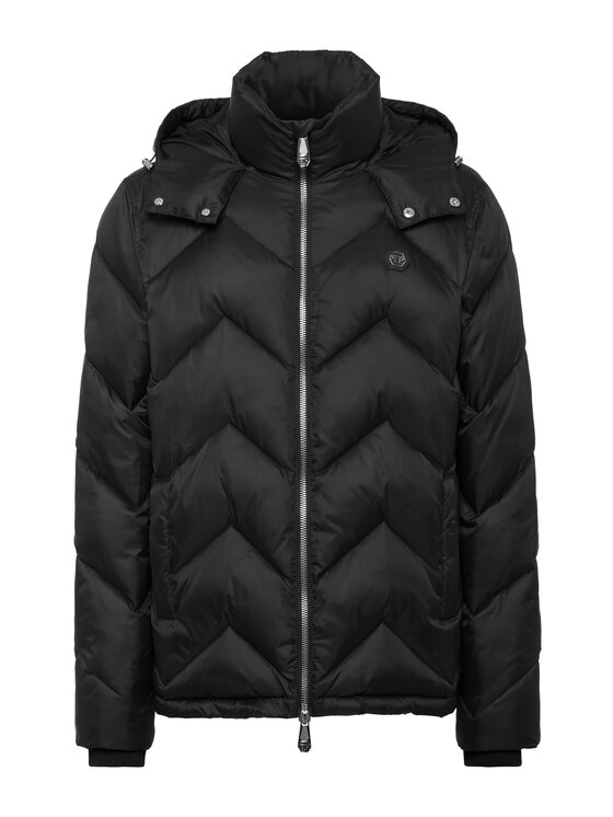 PHILIPP PLEIN PHILIPP PLEIN Kurtka puchowa 27029 Czarny Regular Fit