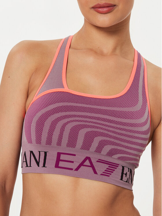 EA7 Emporio Armani EA7 Emporio Armani Sportski grudnjak 6DTH51 TJDGZ 2305 Ljubičasta