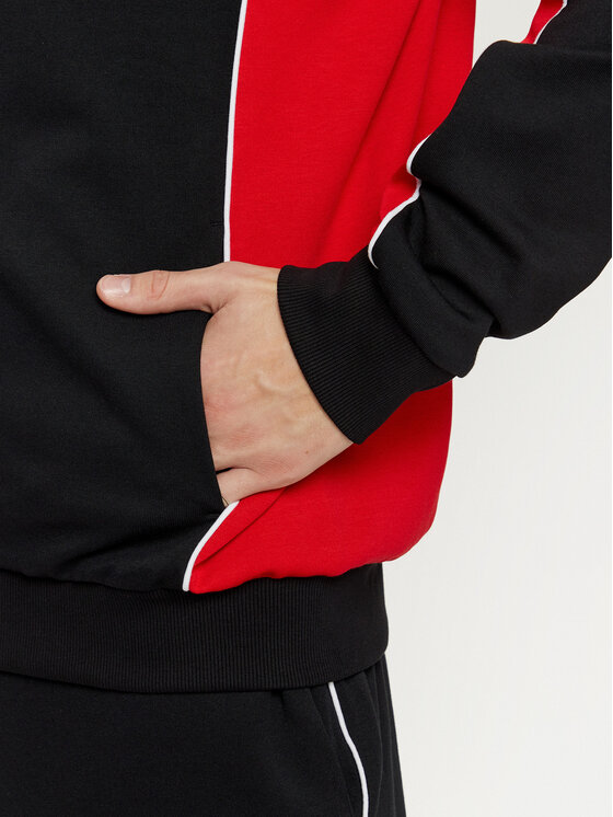 Fila Fila Μπλούζα Settanta FAM0645 Μαύρο Regular Fit