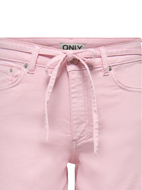 ONLY ONLY Farmer rövidnadrág Gianna 15370663 Rózsaszín Regular Fit