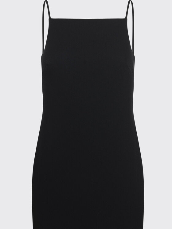 MARI PRETI MARI PRETI Sukienka koktajlowa Sable Czarny Regular Fit